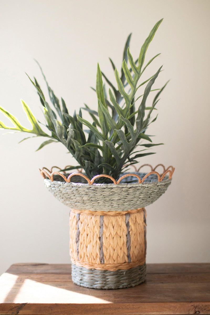 Scalloped Paper Rope Compote