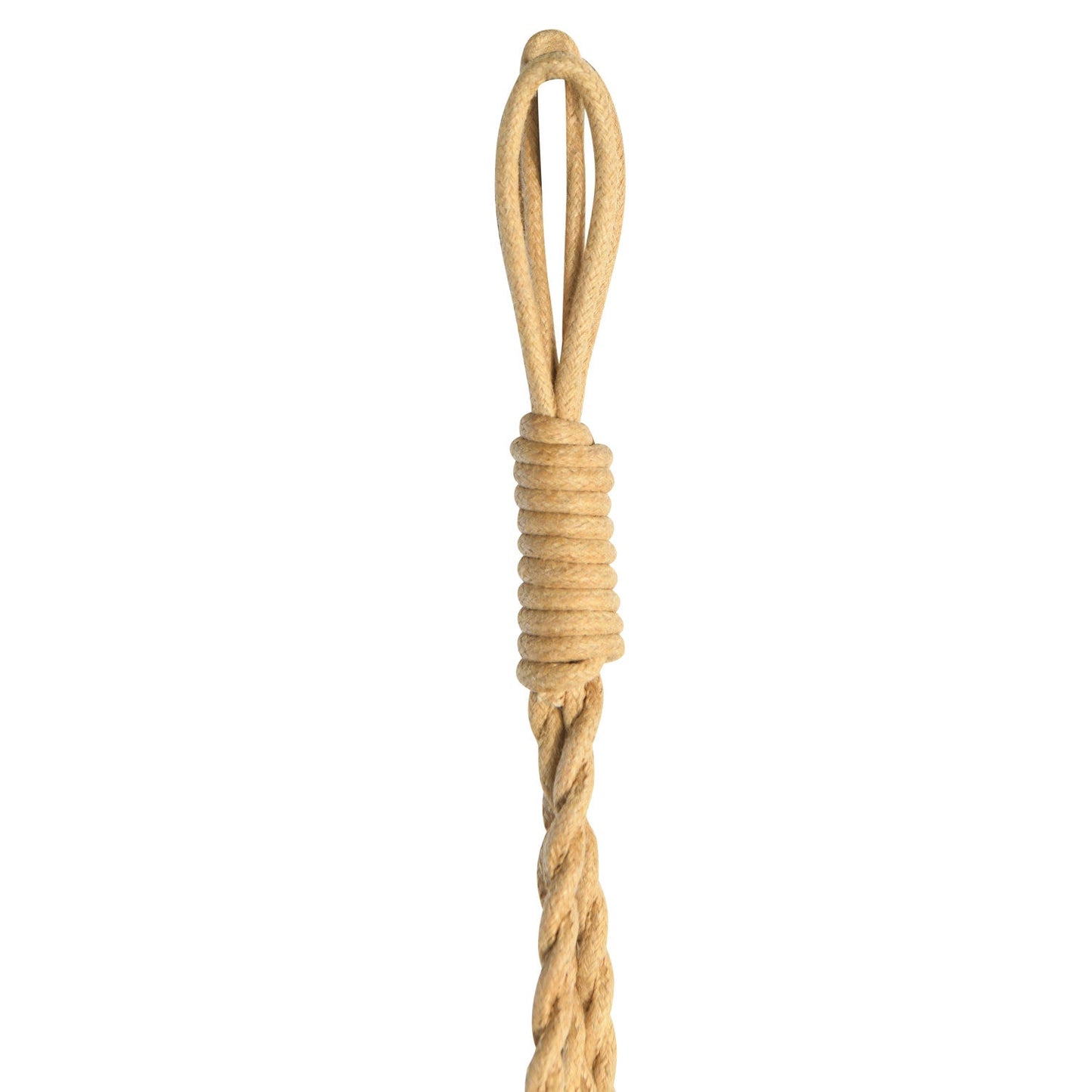 8in Straw Planter with Jute Hanger