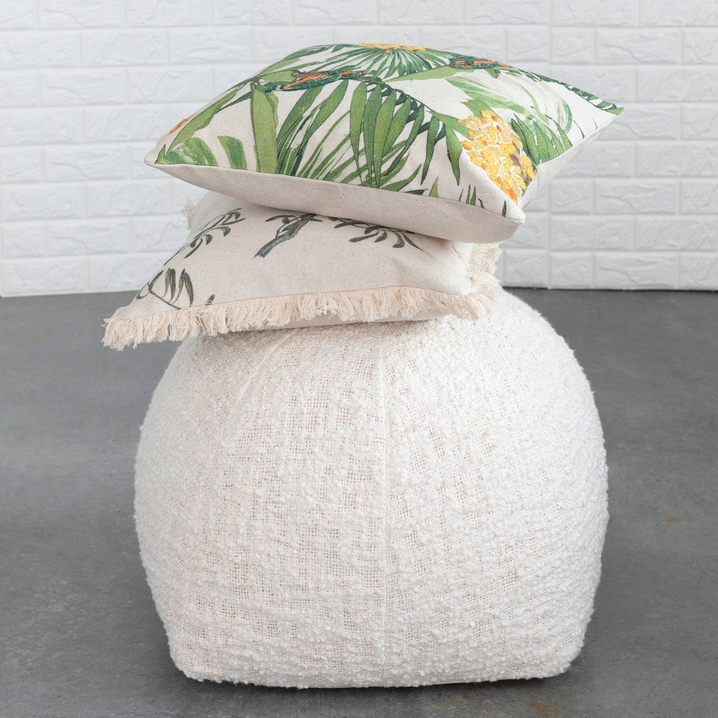 20in Bird & Palm Pillow