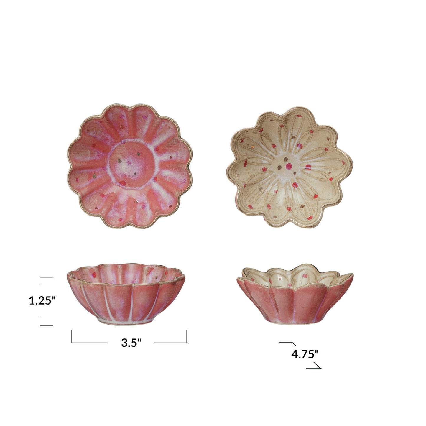 Iridescent Flower Dish
