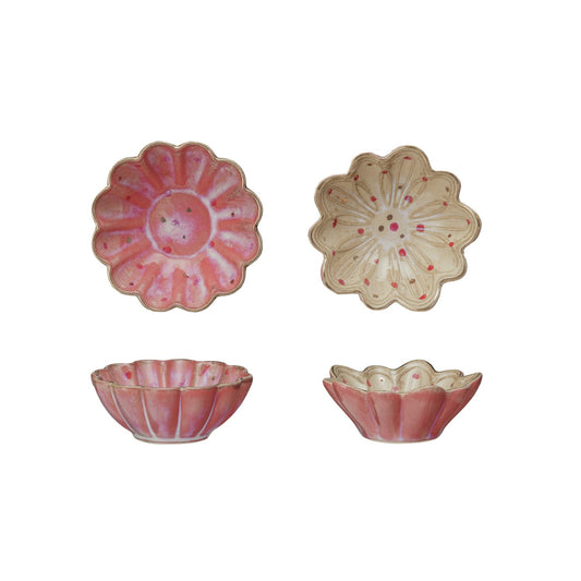 Iridescent Flower Dish