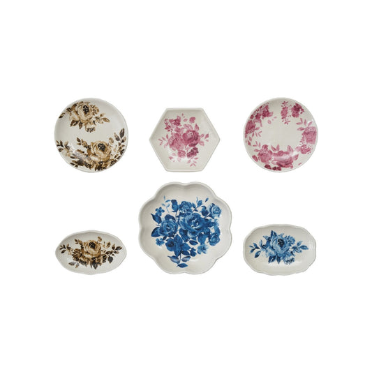 Floral Plate Magnet
